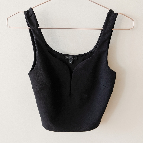 Black Crop Top - Picture 1 of 3